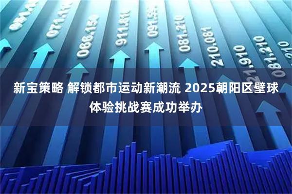 新宝策略 解锁都市运动新潮流 2025朝阳区壁球体验挑战赛成功举办